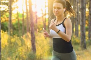 woman running